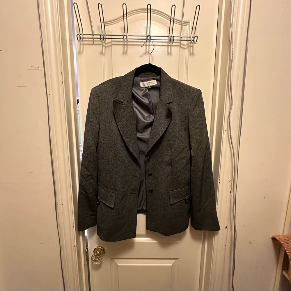Tahari Grey Blazer